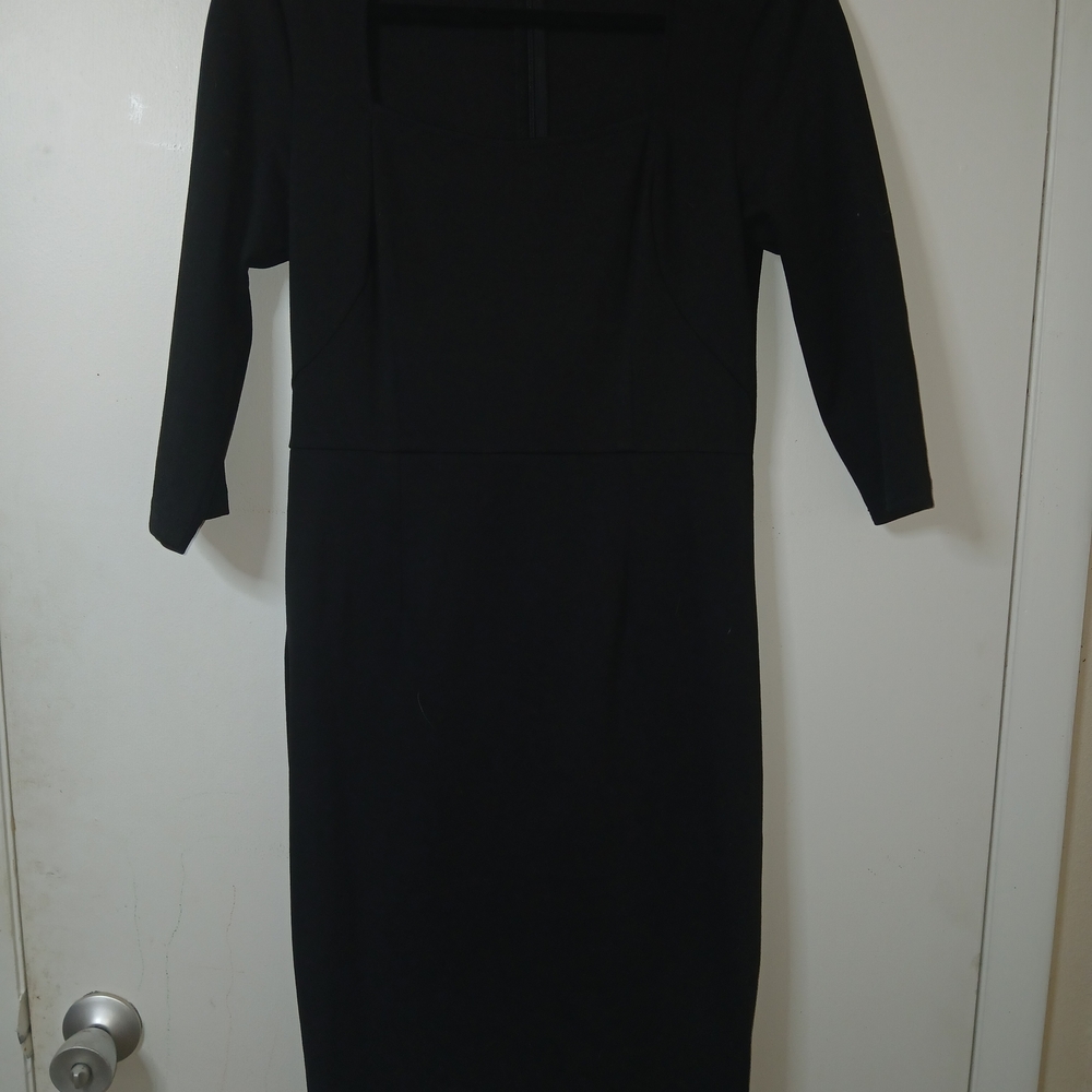 Chic Black Long Sleeve Dress